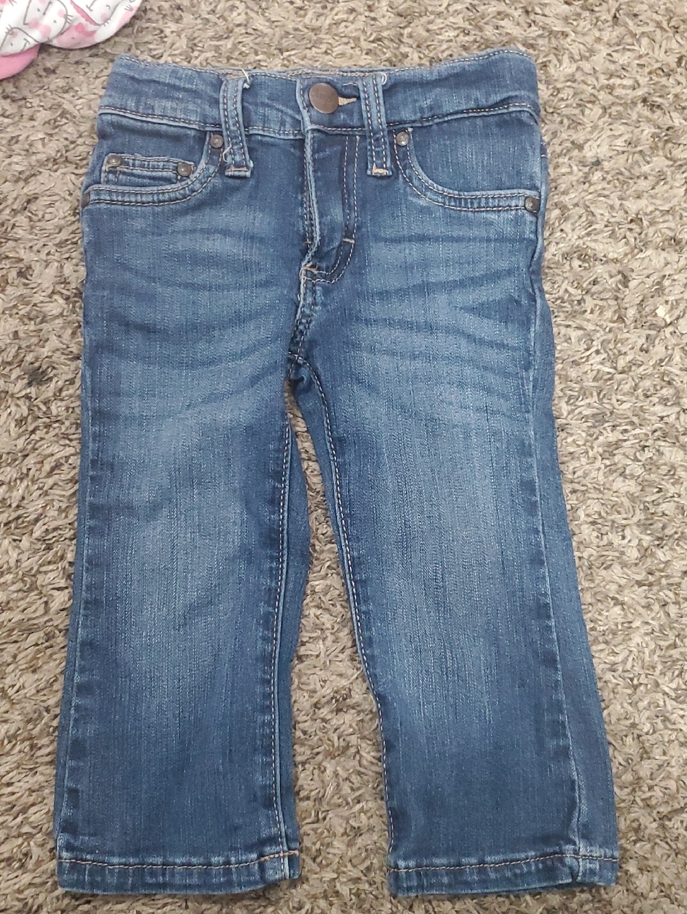Wrangler Blue Kids' Denim Jeans - Straight Leg